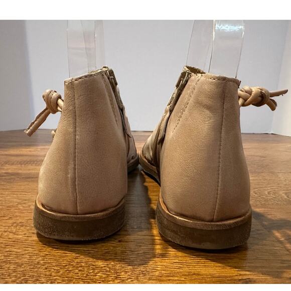 Miz Mooz Women's Fuller Open Toe Leather Sandals – Beige – Size 37 Street Style - Picture 5 of 10